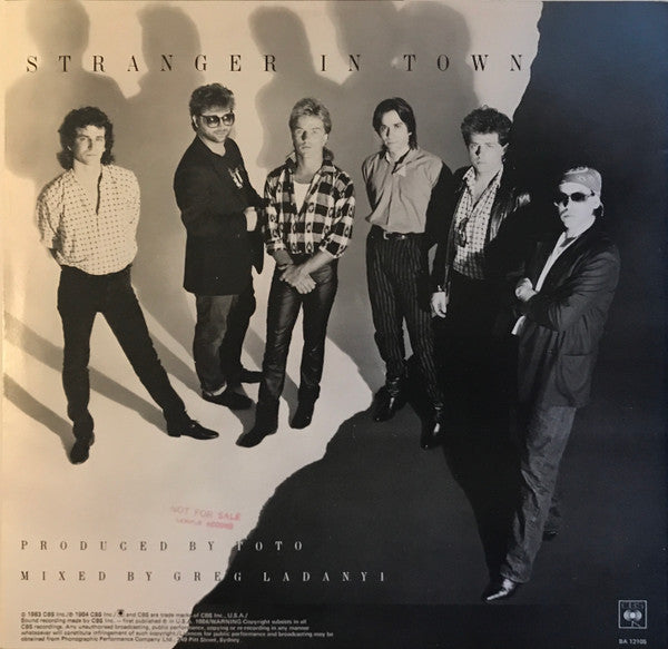 Toto : Stranger In Town (12")