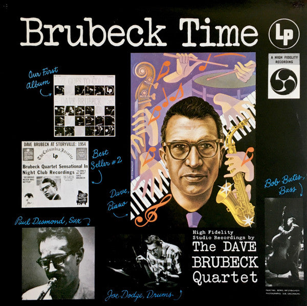 The Dave Brubeck Quartet : Brubeck Time (LP, Album, Mono, RE)