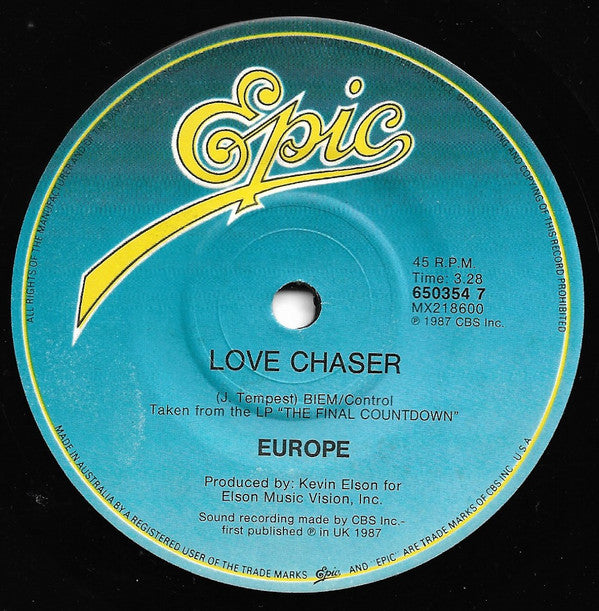 Europe (2) : Carrie (7", Single)