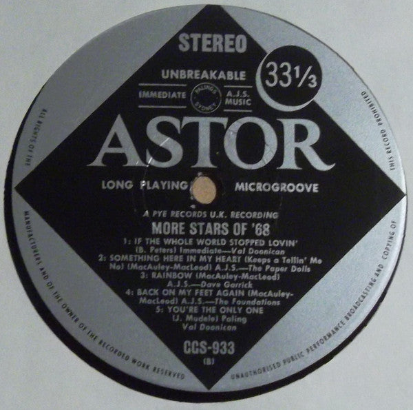 Various : More Stars Of '68 (LP, Comp)