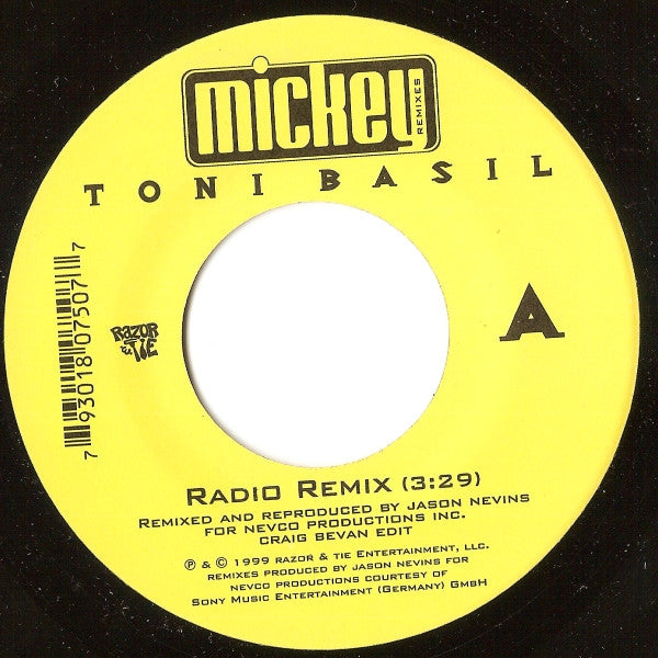 Toni Basil : Mickey (Remixes) (7&quot;, Single)