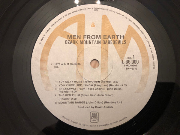 The Ozark Mountain Daredevils : Men From Earth (LP, Album)