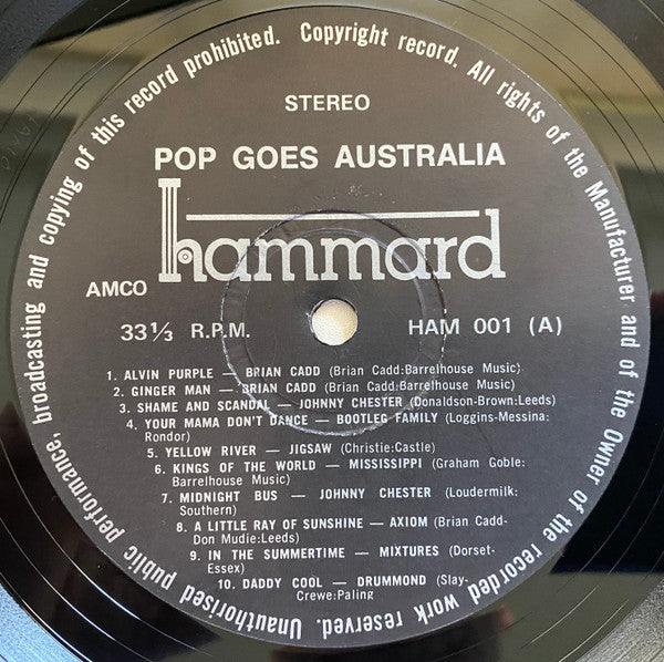 Various : Pop Goes Australia (LP, Comp)