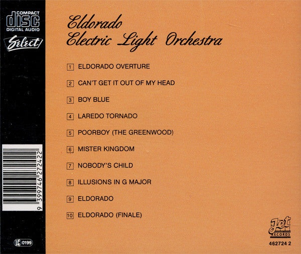 Electric Light Orchestra : Eldorado - A Symphony By The Electric Light Orchestra (CD, Album, RE)