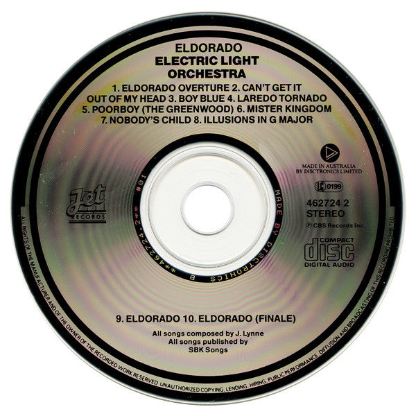 Electric Light Orchestra : Eldorado - A Symphony By The Electric Light Orchestra (CD, Album, RE)
