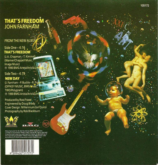John Farnham : That's Freedom (7", Single)
