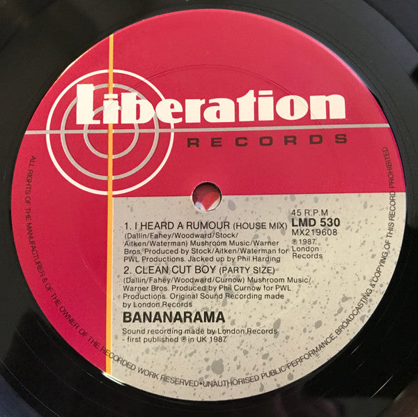 Bananarama : I Heard A Rumour (Miami Mix) (12")