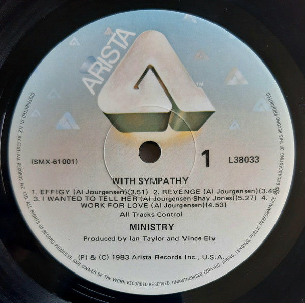 Ministry : Work For Love (LP, Album)