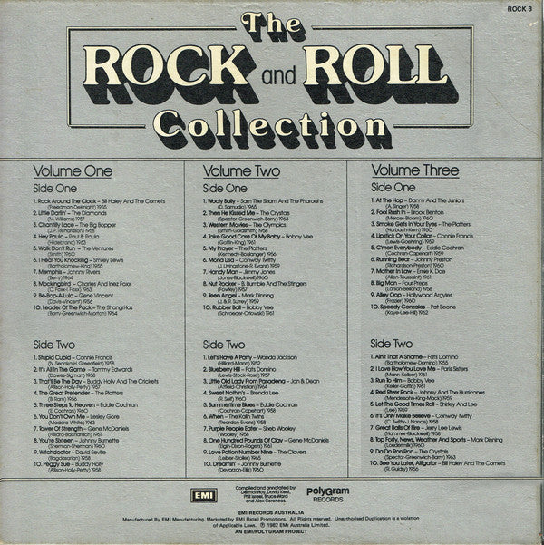 Various : The Rock And Roll Collection (3xLP, Comp, Box)