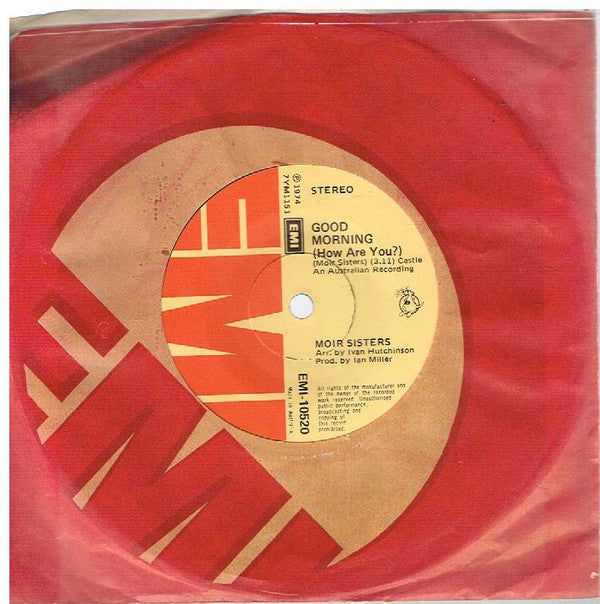 Moir Sisters : Good Morning (How Are You?) (7", Single)