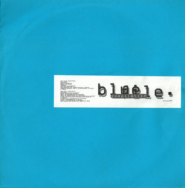 Various : Blue File Compilation (LP, Comp, W/Lbl)