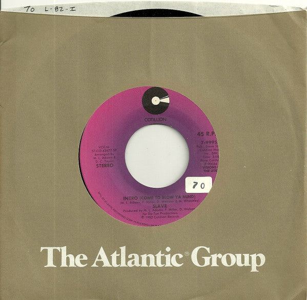 Slave : Intro (Come To Blow Ya Mind) (7", Single)