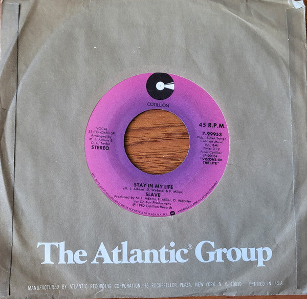 Slave : Intro (Come To Blow Ya Mind) (7", Single)