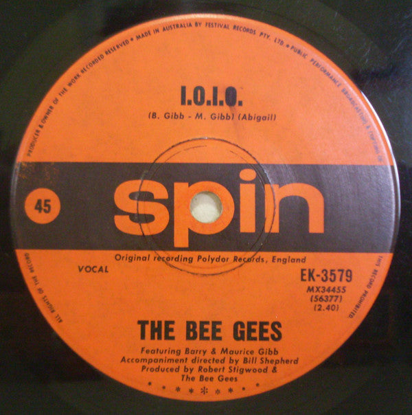 Bee Gees : I.O.I.O. (7&quot;, Single)