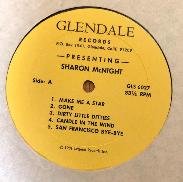 Sharon McNight (2) : Presenting Sharon McNight (LP, Album)