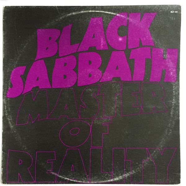 Black Sabbath : Master Of Reality (LP, Album, RE)