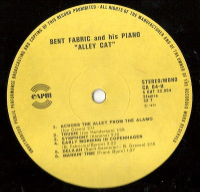 Bent Fabric : Alley Cat (LP, Album)
