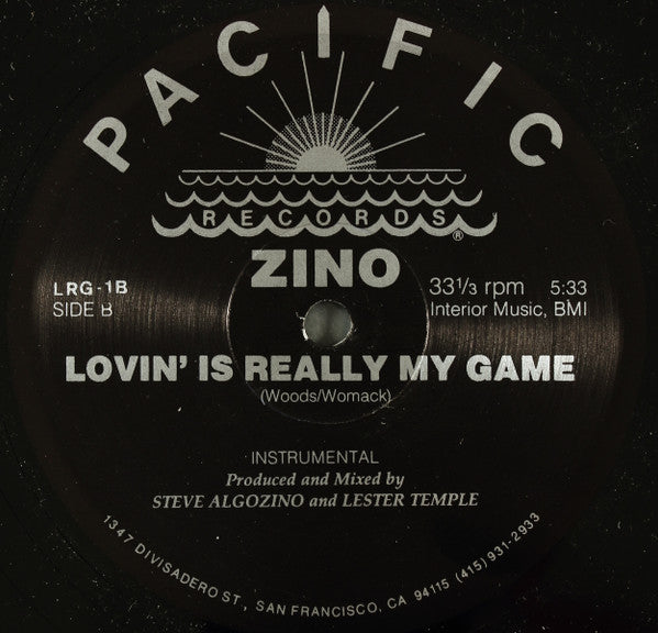 Zino (2) : Lovin' Is Really My Game (12")