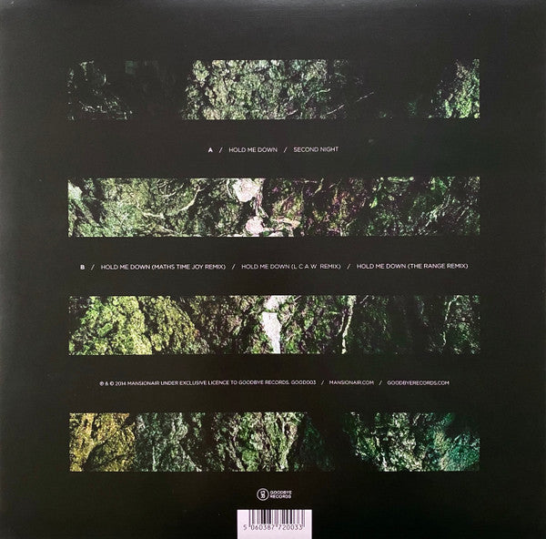 Mansionair : Hold Me Down (12", EP, Ltd)