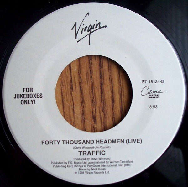 Traffic : Some Kinda Woman (7", Jukebox)