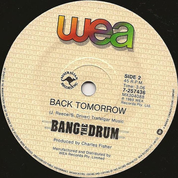 Bang The Drum (4) : Only You (7", Single)