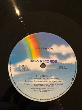 Nik Kershaw : The Riddle (12")