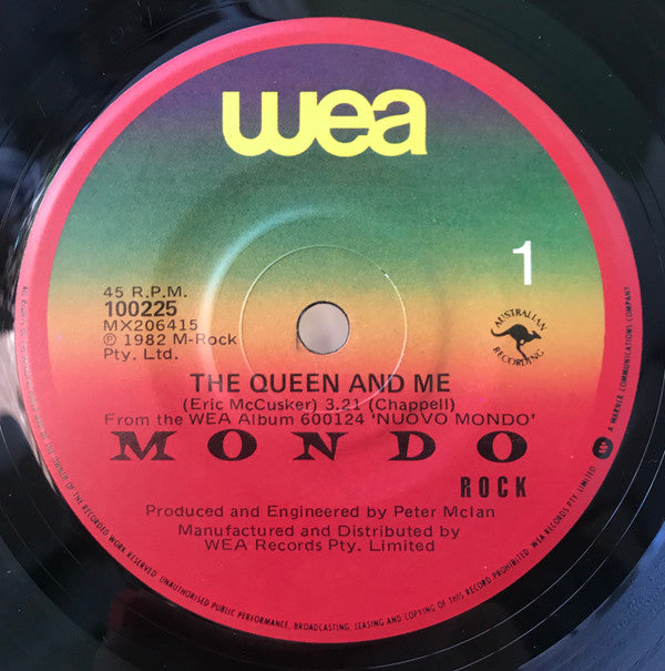 Mondo Rock : The Queen And Me    (7")