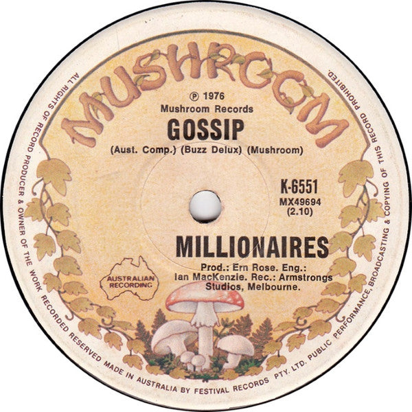 The Millionaires (8) : It's A Deal (7", Single)