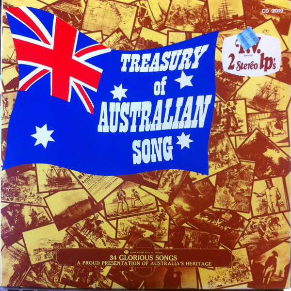 John Currie (4), Kate Delaney, Lee Williams (8), Anne Cochrane, Maureen Cummuskey, Tony Suttor : Treasury Of Australian Song (2xLP, Album, Sin)