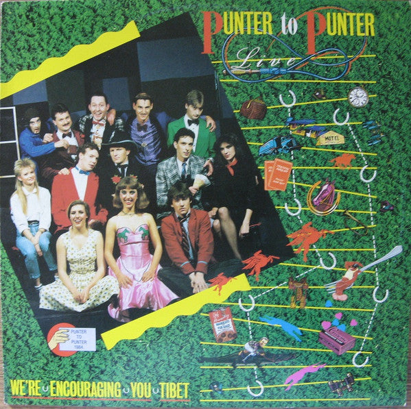 Various : Punter To Punter Live - We&#39;re Not Encouraging You To Gamble We&#39;re Encouraging You Tibet (LP, Album)