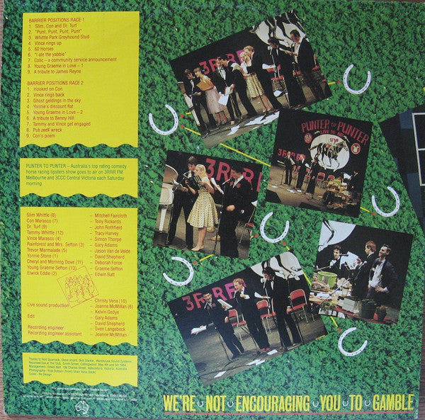 Various : Punter To Punter Live - We're Not Encouraging You To Gamble We're Encouraging You Tibet (LP, Album)