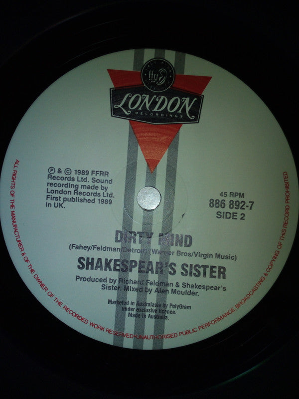 Shakespear's Sister : Dirty Mind (7", Single)