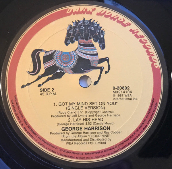 George Harrison : Got My Mind Set On You (Extended Version) (12", Maxi)