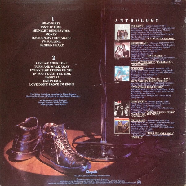 The Babys : Anthology (LP, Comp)