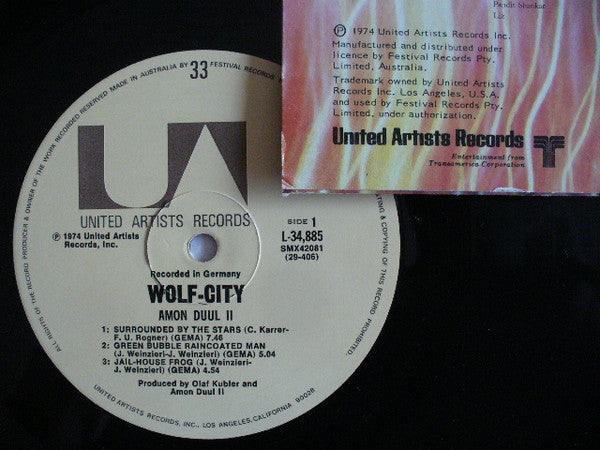 Amon Düül II : Wolf City (LP, Album, RE)