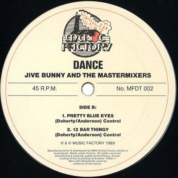 Jive Bunny And The Mastermixers : That's What I Like (12")