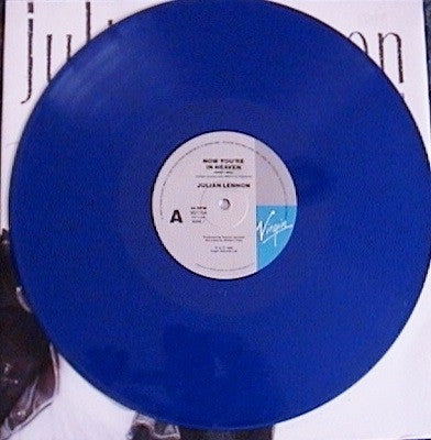 Julian Lennon : Now You're In Heaven (12", Single, Ltd, Blu)