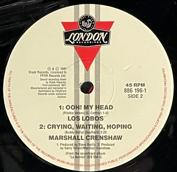 Los Lobos : Come On, Let's Go (12", Maxi)