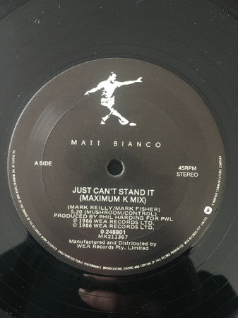 Matt Bianco : Just Can&#39;t Stand It (12&quot;)