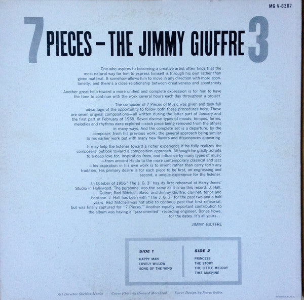 The Jimmy Giuffre Trio : 7 Pieces (LP, Album)