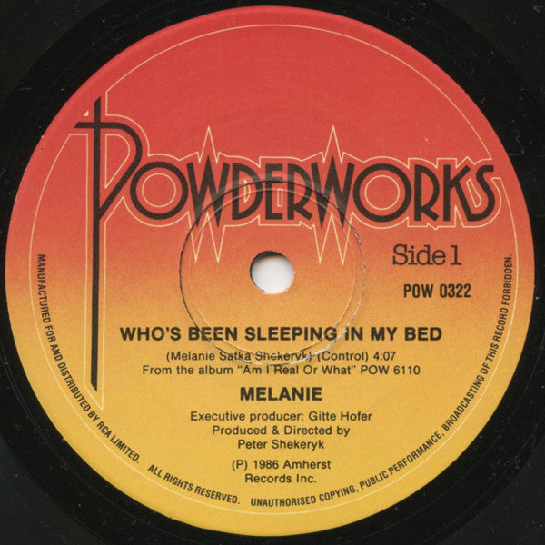 Melanie (2) : Who's Been Sleeping In My Bed (7", Single)