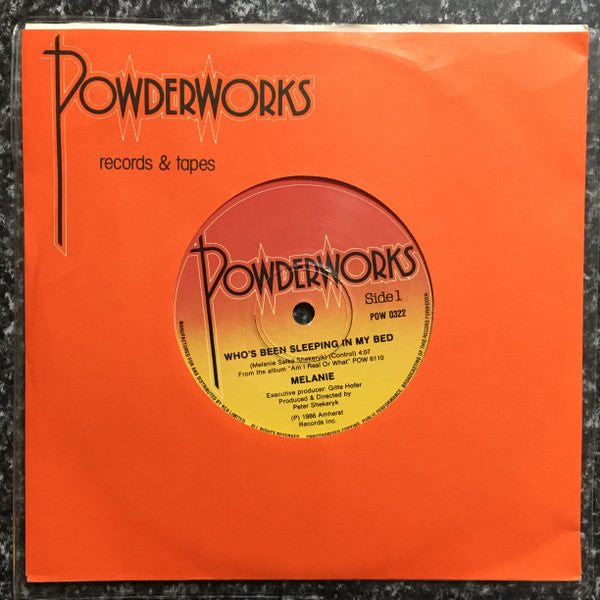 Melanie (2) : Who's Been Sleeping In My Bed (7", Single)