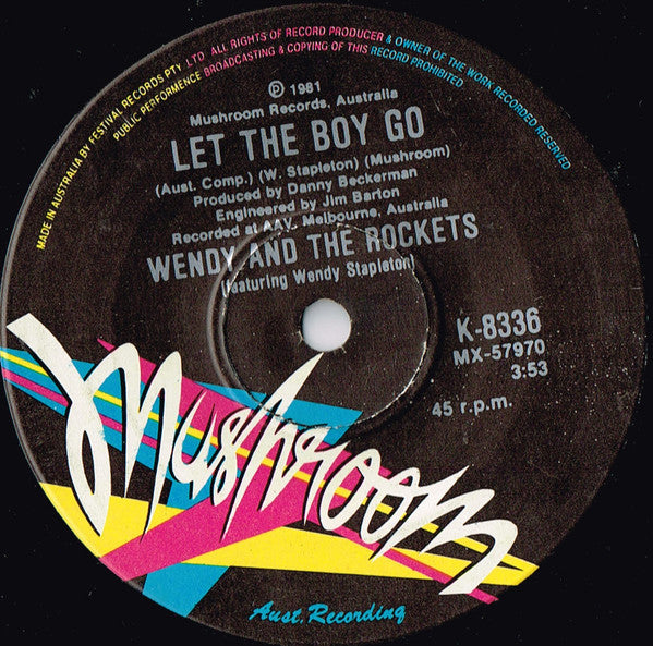 Wendy & The Rocketts : Reputation (7", Single)