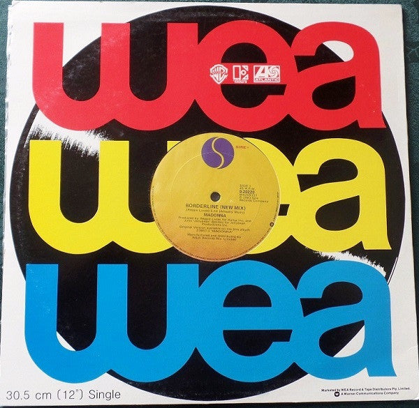 Madonna : Borderline (New Mix) (12", Single)