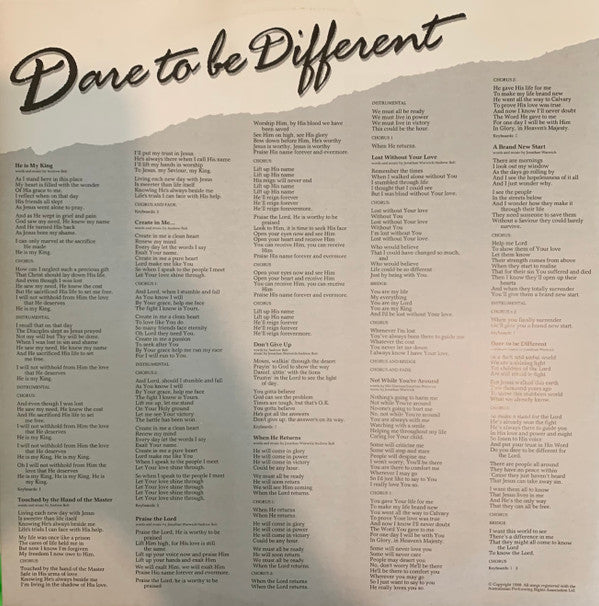 Mel Davison : Dare To Be Different (LP)