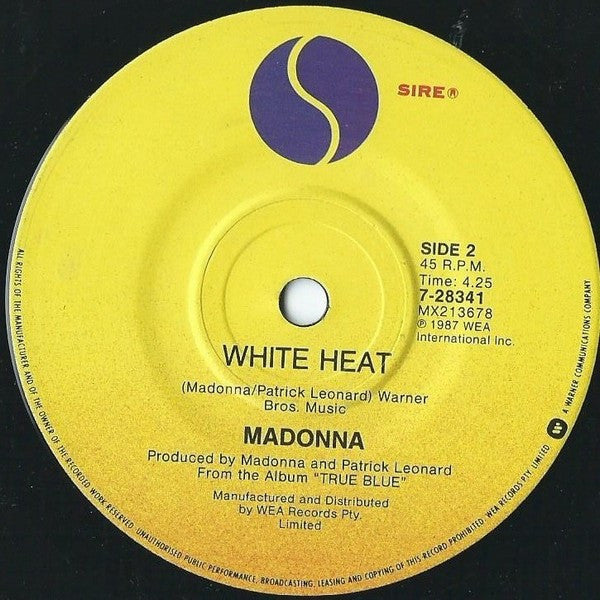 Madonna : Who's That Girl (7", Single)