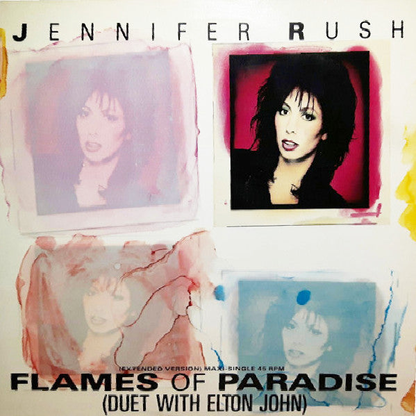 Jennifer Rush Duet With Elton John : Flames Of Paradise (Duet With Elton John) (12&quot;, Maxi)