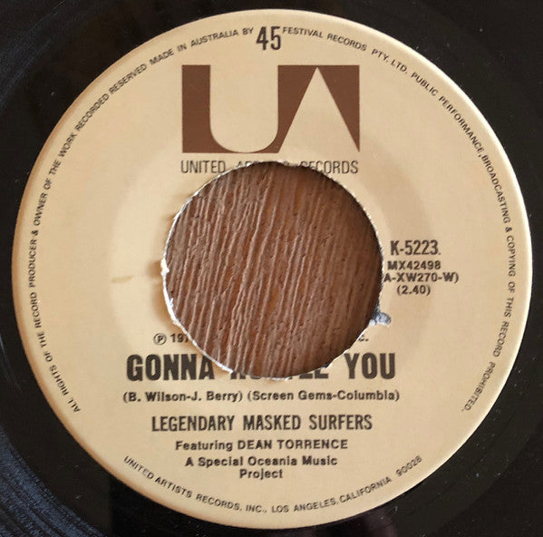 Legendary Masked Surfers : Summer Means Fun (7", Single)