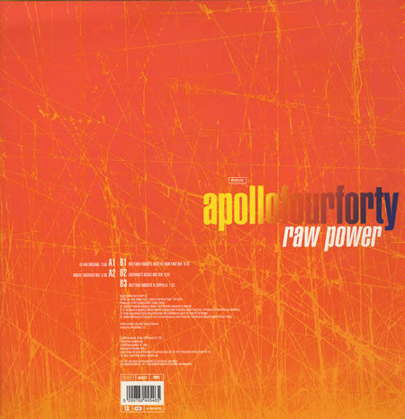 Apollo Four Forty* : Raw Power (12", Single)