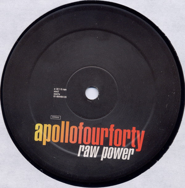 Apollo Four Forty* : Raw Power (12", Single)
